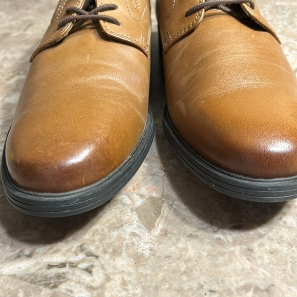 Clark’s WHIDDON PLAIN, men shoes, Oxford,leather,dark tan ,8W,comfort, office - Picture 7 of 15